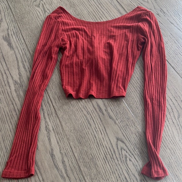 Fashionnova top red/copper great condition size medium - Picture 2 of 2